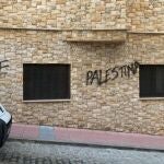 Pintada en la sinagoga de CeutaFCJE12/05/2021