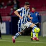 Martín Merquelanz con la Real Sociedad.