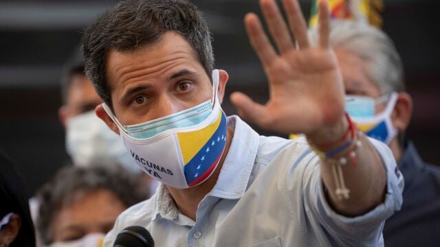 El líder venezolano Juan Guaidó