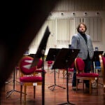 El director de orquesta José Miguel Pérez-Sierra en el Teatro Real