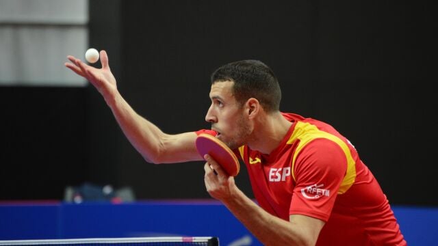 Álvaro Robles, durante un partido del preolímpico en el que se clasificó para Tokio 2020