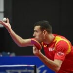 Álvaro Robles, durante un partido del preolímpico en el que se clasificó para Tokio 2020