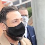 Antonio David Flores, a la salida de los juzgados de Alcobendas
