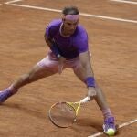 Rafa Nadal, en su partido de cuartos del Masters 1000 de Roma ante Zverev