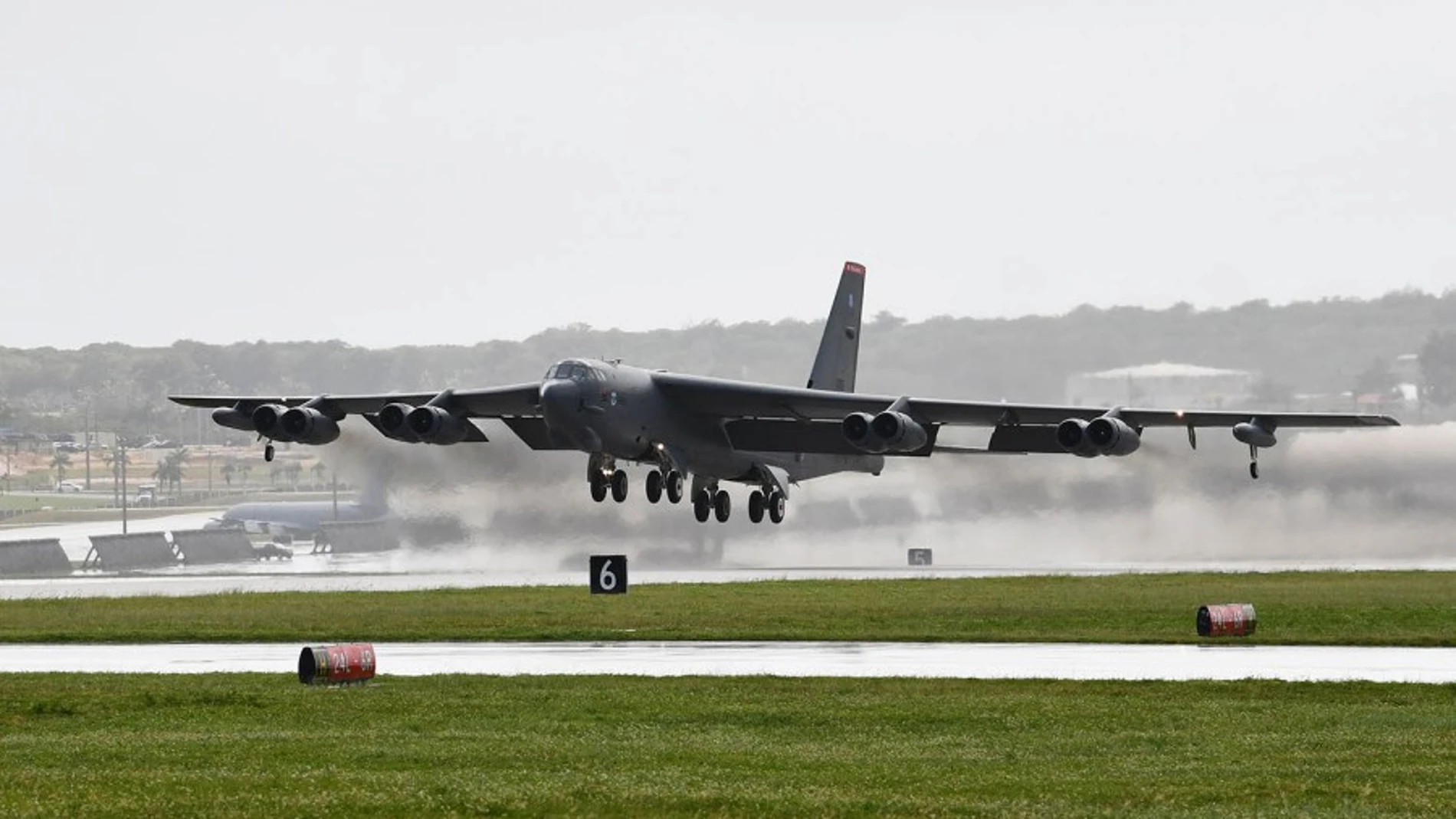 Un bombardero de EEUU B-52 Stratofortress