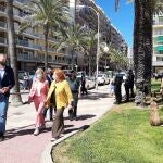 La consellera de Justicia, Interior y Administración Pública, Gabriela Bravo, la Delegada del Gobierno, Gloria Calero y el alcalde de Cullera, Jordi Mayor, analizan el dispositivo de seguridad de este fin de semana@GVAJUSTICIA16/05/2021