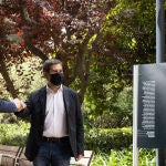 Pere Aragonès y Jordi Sànchez hoy en la presentación del acuerdo