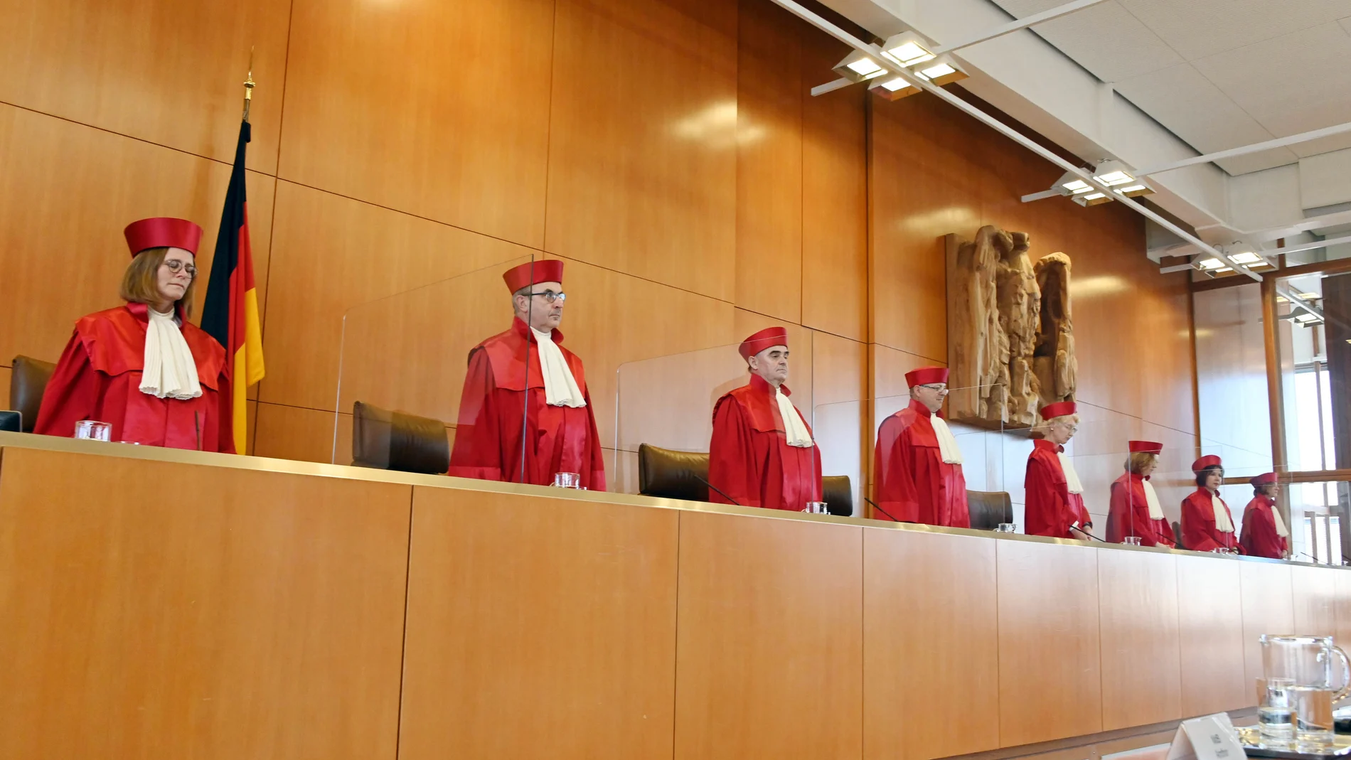 Miembros del TC alemán, ubicado en Karlsruhe
