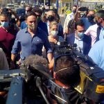 El líder de Vox, Santiago Abascal durante su visita a Ceuta EFE/ Reduan