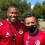 Julio Baptista, entrenador del Juvenil A del Real Valladolid.