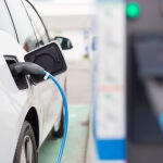 Imagen de archivo de un centro de carga de vehículos eléctricos