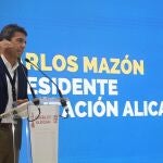El presidente de la Diputación de Alicante, Carlos Mazón