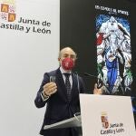 El consejero de Cultura y Turismo, Javier Ortega, participa en el acto de promoción de la XXV edición de la exposición de Las Edades del Hombre "LUX".