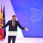 El presidente del Gobierno, Pedro Sánchez, interviene en la presentación del proyecto España 2050