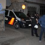 Imagen del operativo desplegado por la Policía Nacional