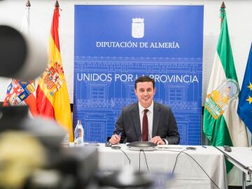 El presidente de la Diputación, Javier Aureliano García