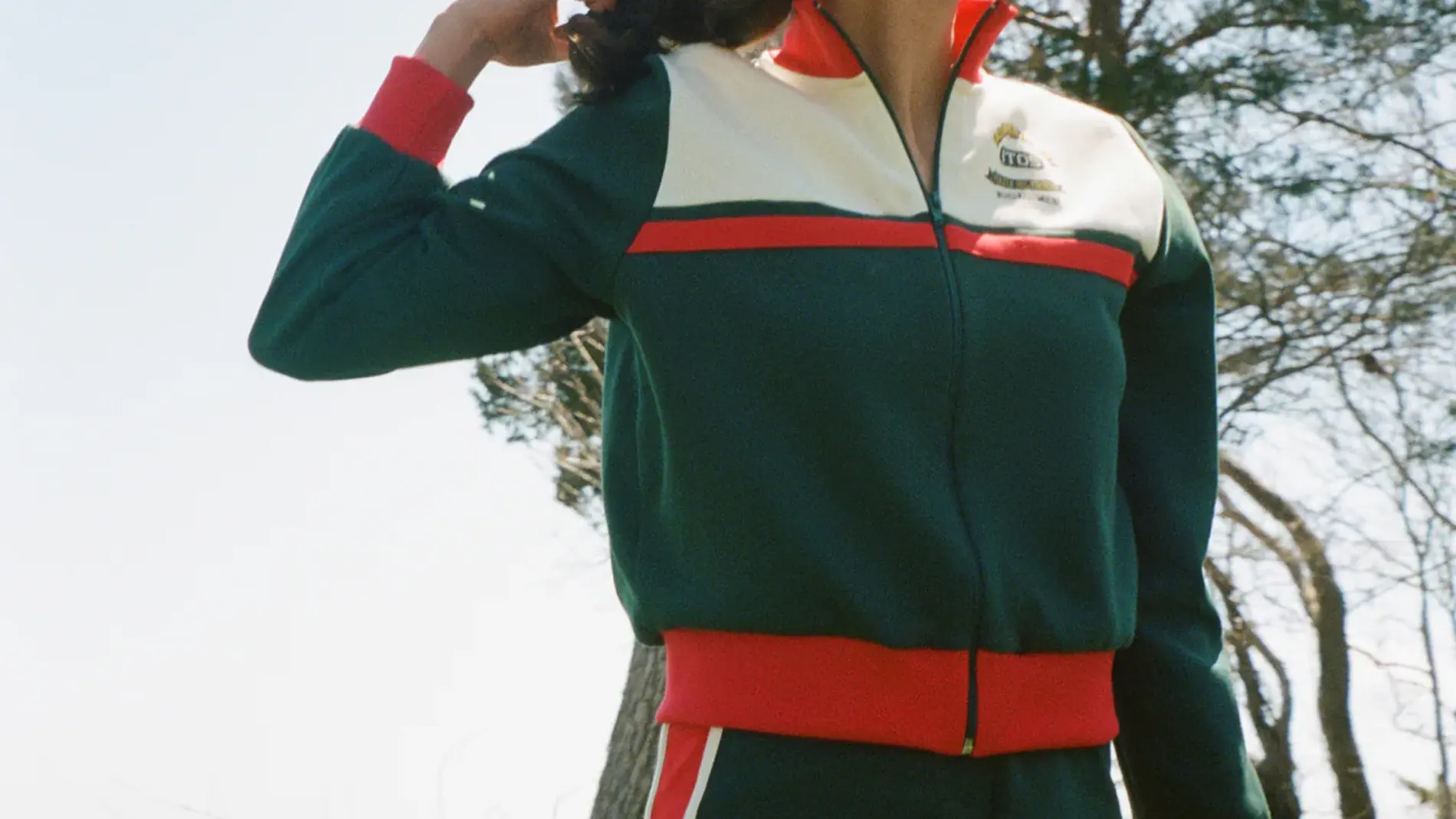 El conjunto deportivo retro de La Vecina Rubia.