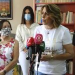Susana Díaz en la Casa del Pueblo de La Línea de la Concepción