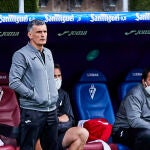 José Luis Mendilibar durante su etapa como entrenador del Eibar.