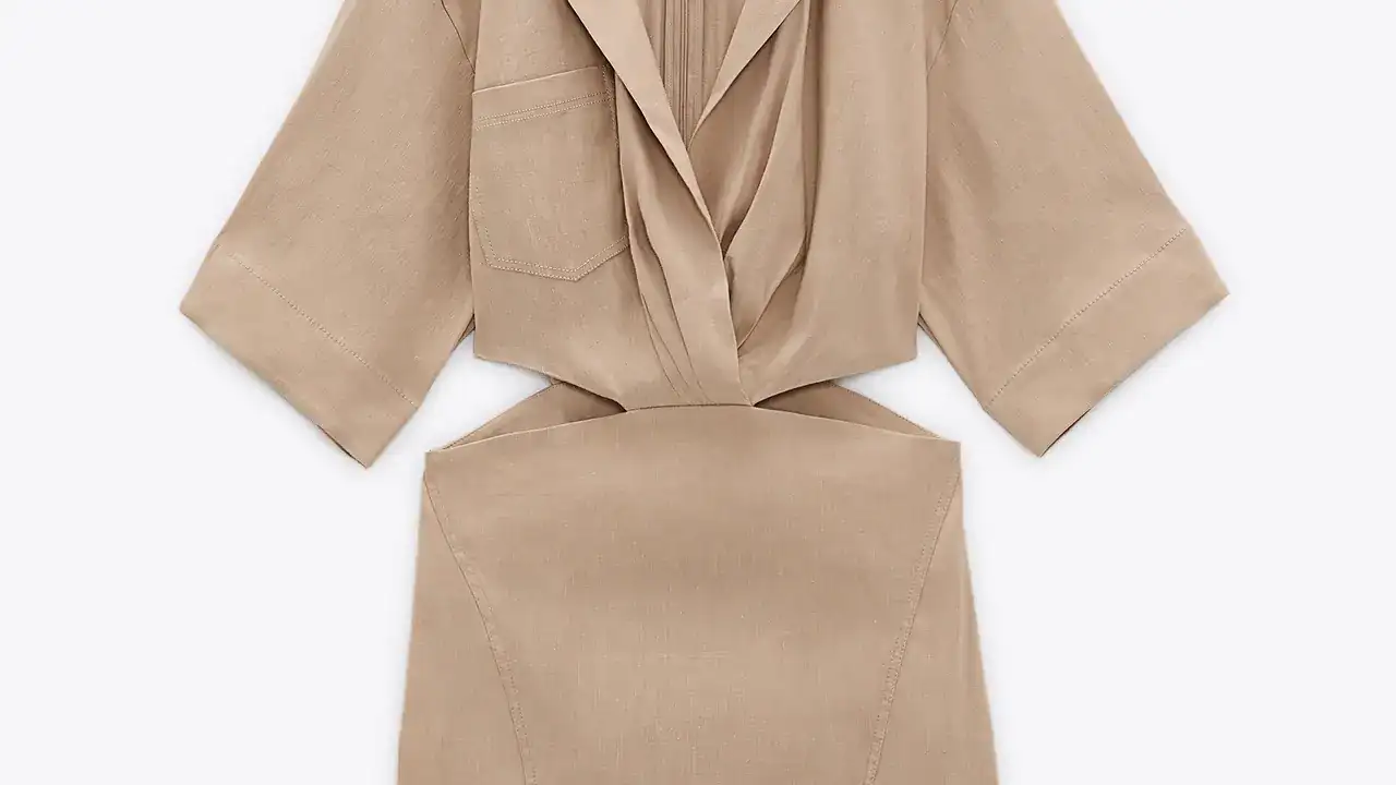 Vestido mini cut out.