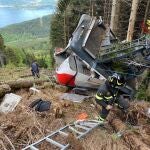 Servicios de emergencias en el lugar del accidente