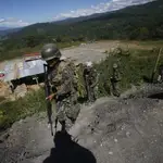 Militares en la región del VRAEM, donde tiene presencia la guerrilla maoísta Sendero Luminoso
