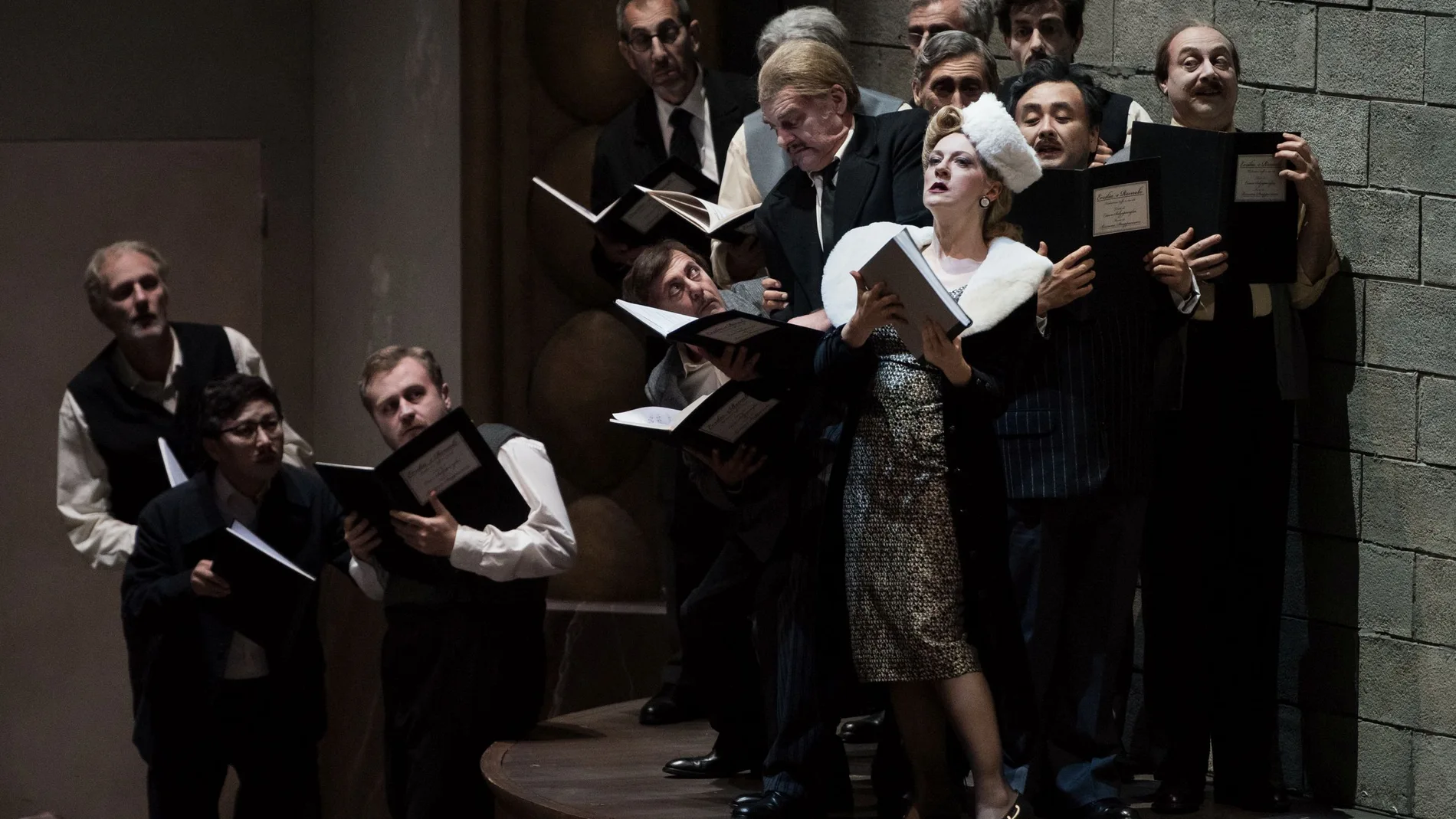 Una imagen del montaje de "Viva la Mamma", en Lyon