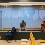 Los tres condenados durante el juicio en la Audiencia Nacional