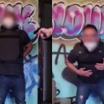 Captura de un vídeo en el que un joven dispara a un amigo que lleva un chaleco antibalas