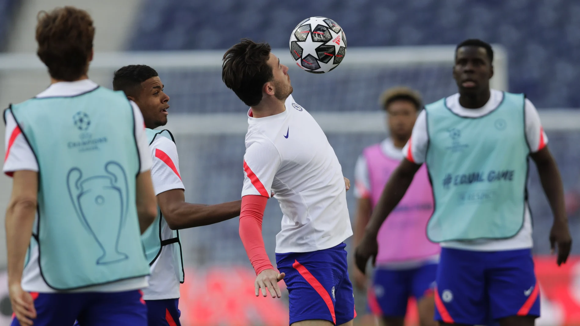 El Chelsea hizo su último entrenamiento antes de la final de la Liga de Campeones en el estadio Do Dragao de Oporto