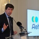 El vicepresidente de la Junta de Andalucía y consejero de Turismo, Regeneración, Justicia y Administración Local, Juan Marín