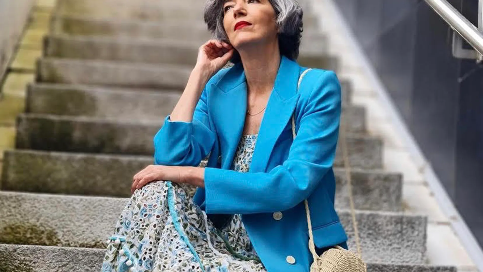 Carmen Gimeno con vestido de Zara.