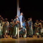 Ensayo en el teatro de la Maestranza de la Ópera Carmen