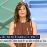 Ana Rosa Quintana, en 'El Programa de Ana Rosa' de hoy