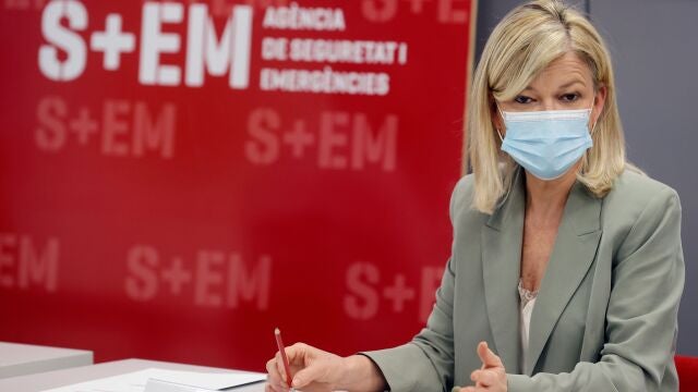 La consellera de Interior, Gabriela Bravo, informa sobre el Plan contra Incendios Forestales de la Generalitat previsto para este verano. EFE/ Kai Försterling