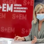 La consellera de Interior, Gabriela Bravo, informa sobre el Plan contra Incendios Forestales de la Generalitat previsto para este verano. EFE/ Kai Försterling
