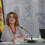 La ministra para la Transición Ecológica, Teresa Ribera