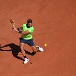 El tenista español Rafa Nadal en Roland Garros