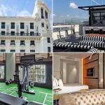 Imágenes del hotel Pestana CR7 Gran Vía Madrid, propiedad de Cristiano Ronaldo.