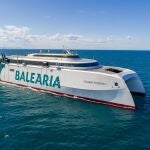 Un barco de Baleària