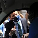 El líder del PP, Pablo Aasado, ayer visitó Ceuta tras el incidente de hace dos semanas