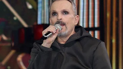 Miguel Bosé Durante el concurso