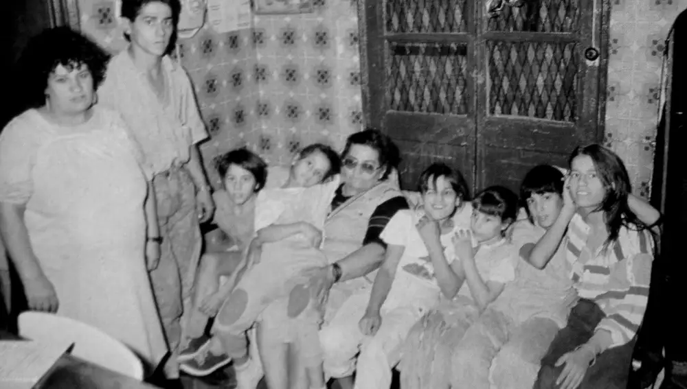 Parte de los hermanos y sobrinos de la familia Orriot Pires en Manresa