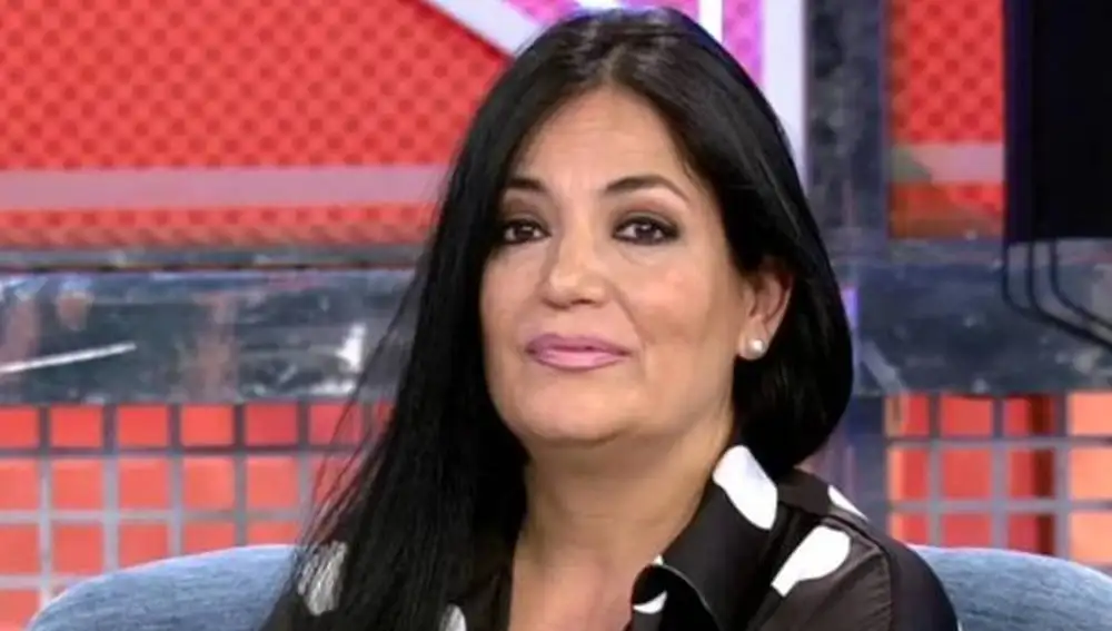 Lely Céspedes en el plató de 'Sálvame'
