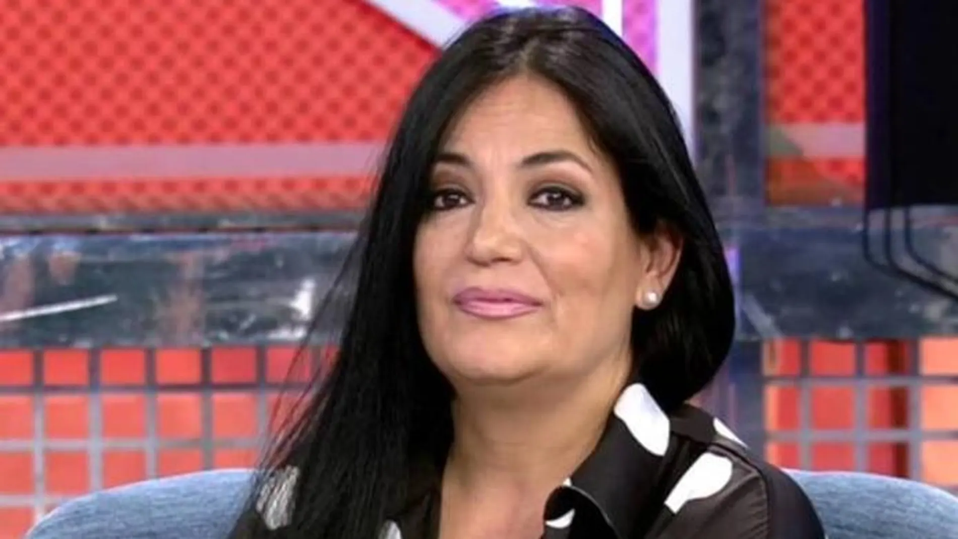 Lely Céspedes en el plató de 'Sálvame'