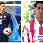 Lucas Hernández y su padre Jean-François Hernández.