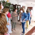 Susana Díaz en un acto en Algallarín, en Adamuz