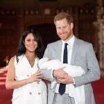 Los duques de Sussex y su hijo Archie