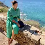 Vicky Martín Berrocal con vestido de Zara.