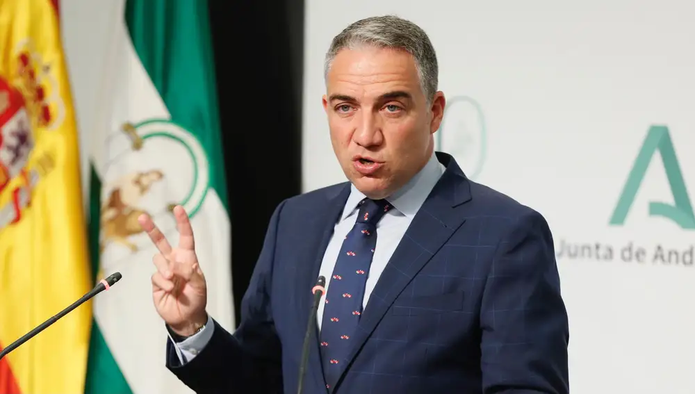 El portavoz del Ejecutivo andaluz, Elías Bendodo